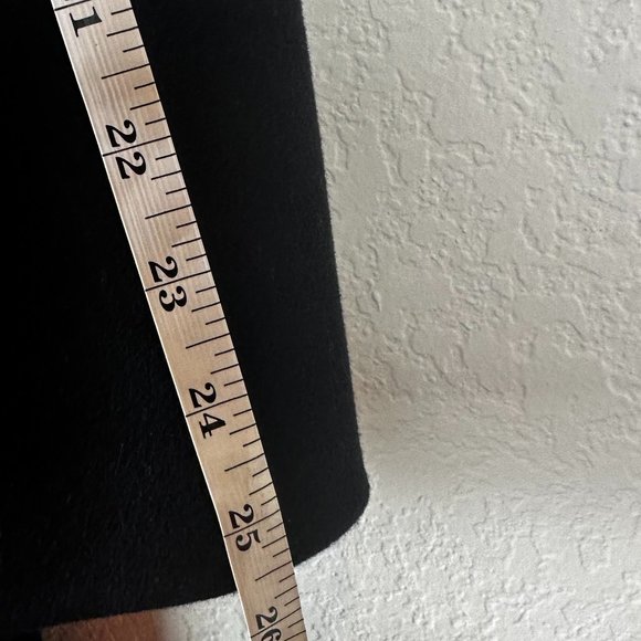 Theory Black Coat | size large | wool blend coat used twice - Picture 14 of 15